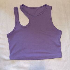 SHEIN Cropped Cut Out Tank